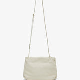 Bourse Ivory leather clutch bag