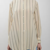 Falco white and black striped shirt