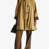 Ina cotton gabardine coat