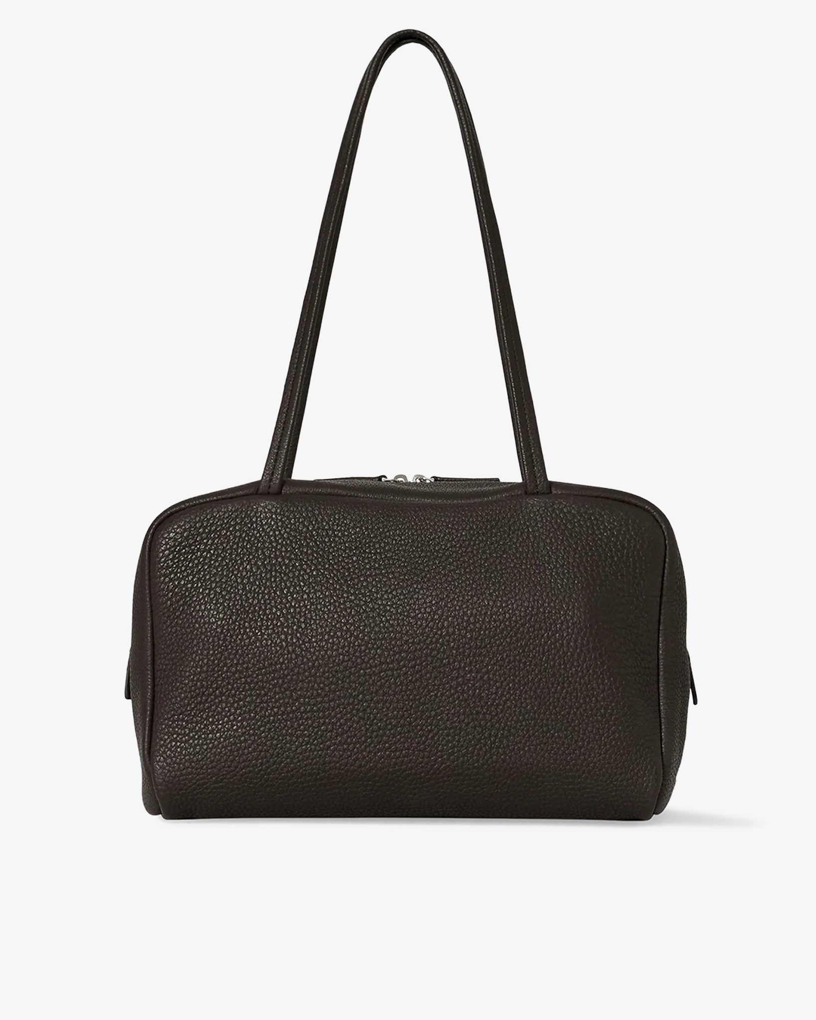 The Row Astra walnut shadow bag