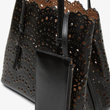 Mina 25 vienne vague black tote bag
