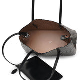 Mina 32 vienne circulaire black tote bag