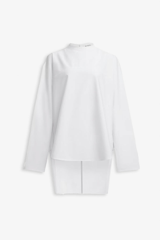 aa25572r-Alaia-Highneck-poplin