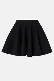 Circular rib mini skirt