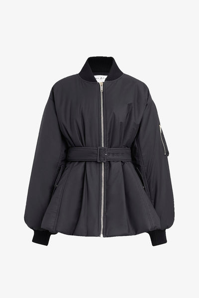 【関税&送料込】Alaia Bomber Con Cintura aa26309r-Alaia-Belted-black-