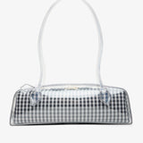 Le Teckel Medium black and white bag