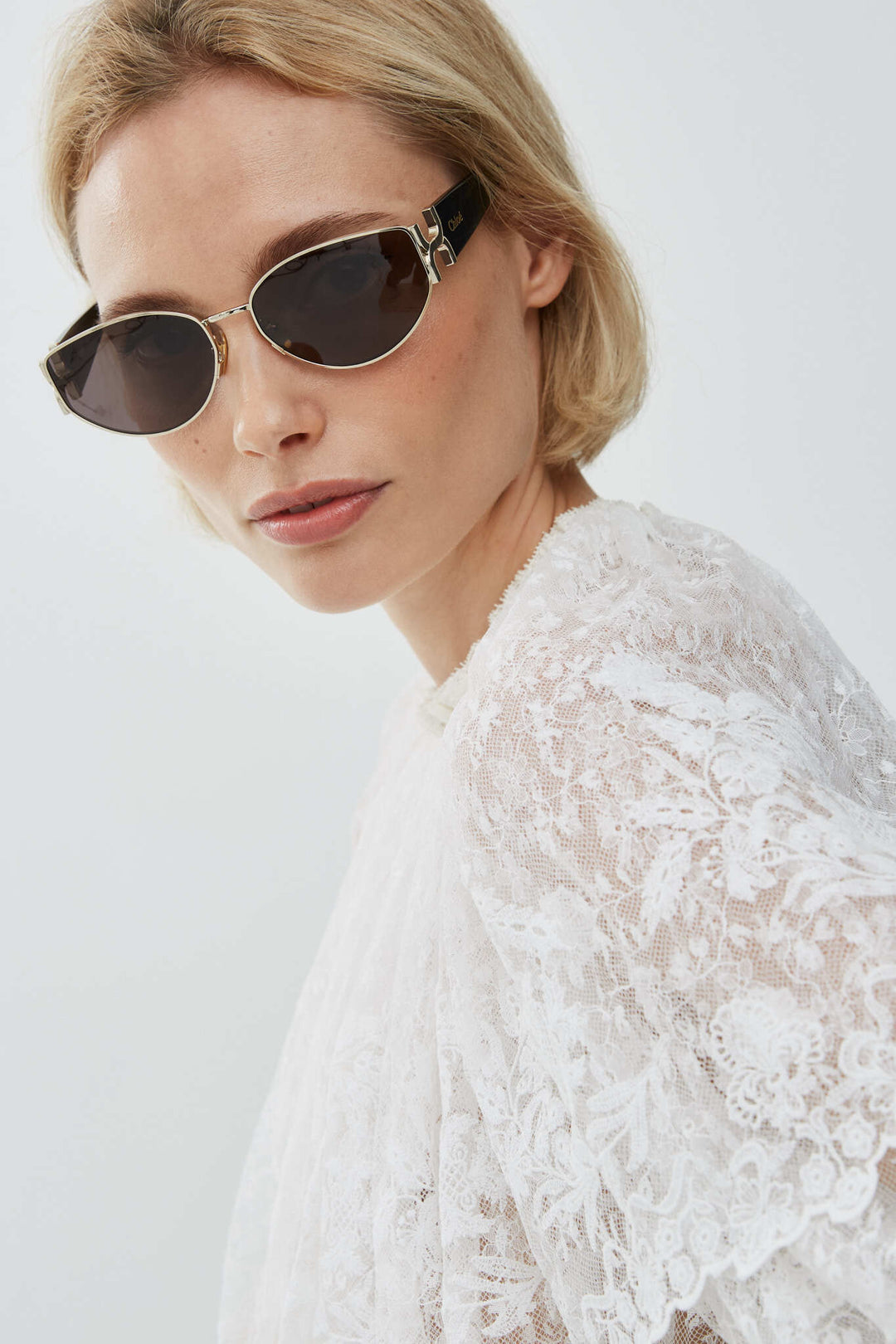 Chloé | Marcie black and gold sunglasses | Savannahs