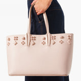Cabata small light beige tote bag