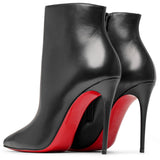 So Kate 100 black leather ankle boots