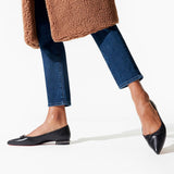 Hall flat nappa black