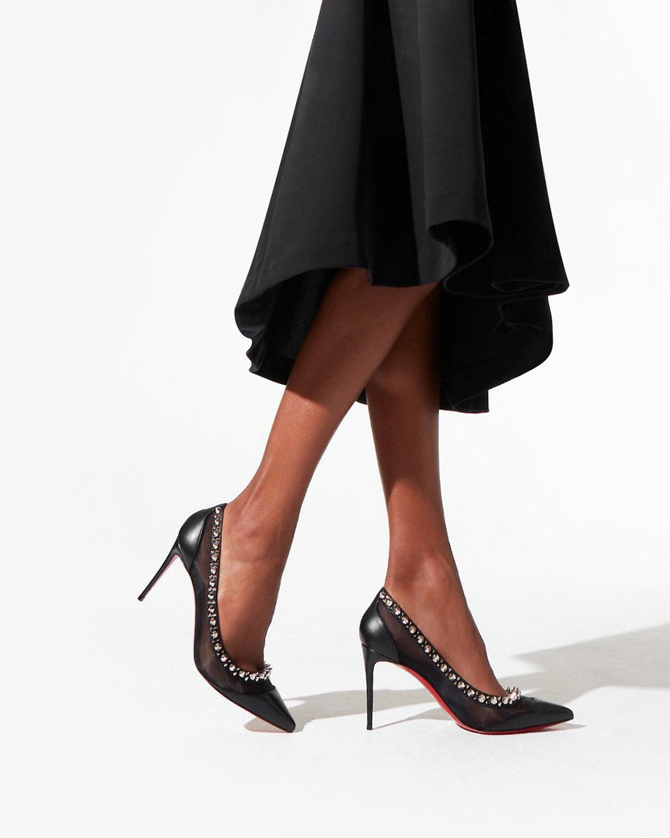 Christian Louboutin | Galativi spikes 85 black pumps | Savannahs