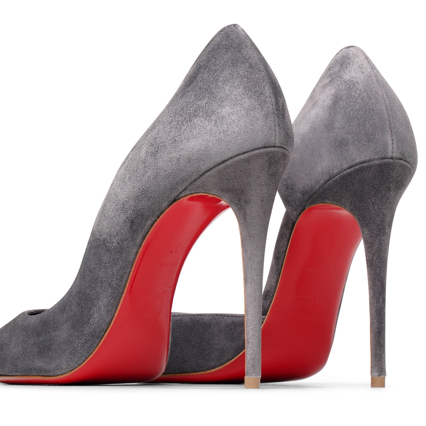 Christian Louboutin | Iriza 100 smoky suede pumps | Savannahs
