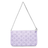 Loubila lilac patent pouch
