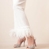 Me Dolly 100 silver crystal mules