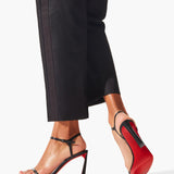Condora 85 black leather sandals