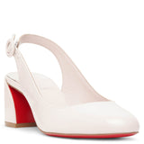 So Jane sling 55 beige patent pumps
