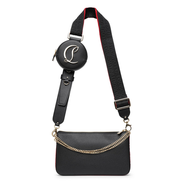 Christian Louboutin | Loubila hybrid pouch black crossbody bag