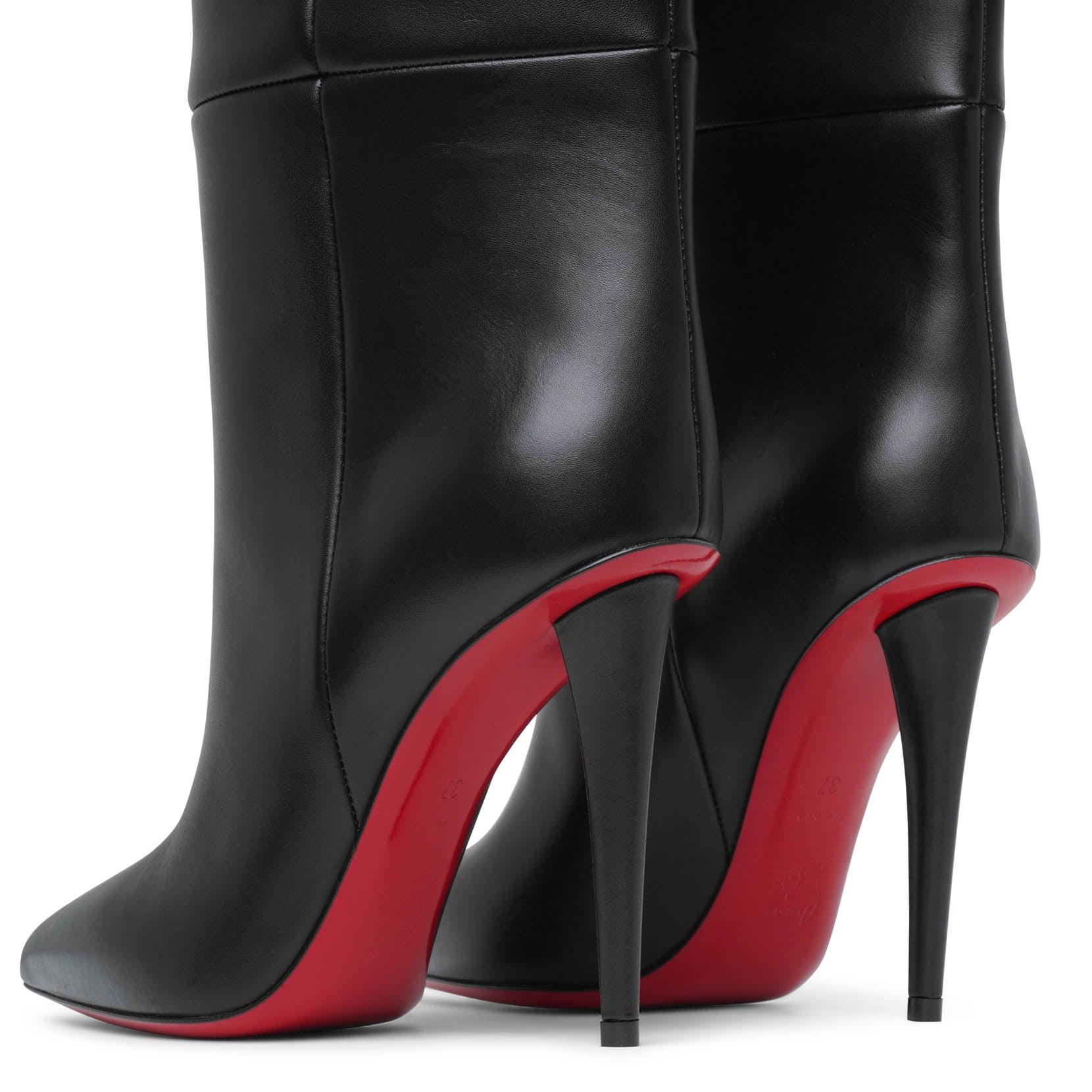 Christian Louboutin | Astrilarge Botta 100 black leather boots | Savannahs