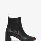 Turelastic 55 black leather ankle boots