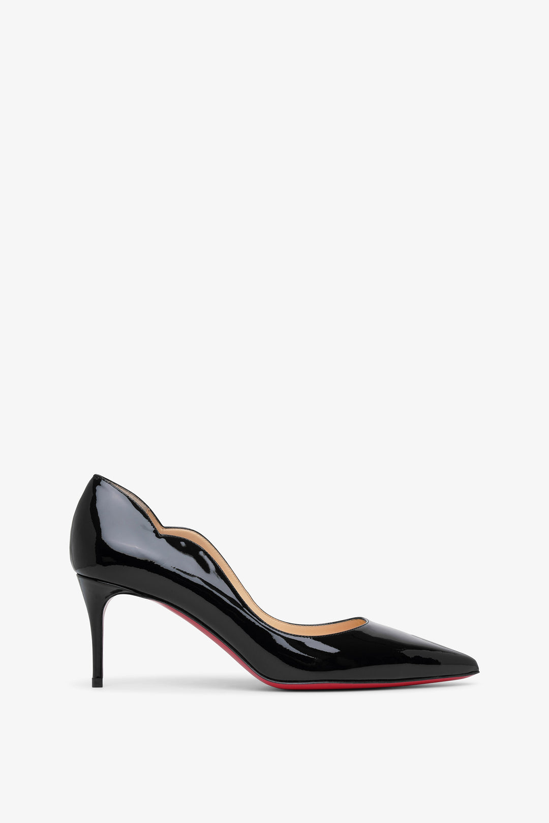 Christian Louboutin Hot Chick 70 Patent Leather Pumps Black