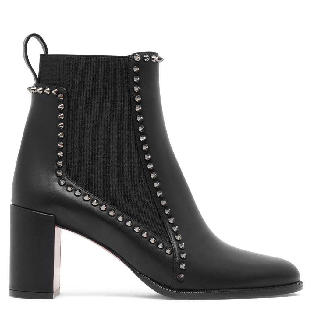 CHRISTIAN LOUBOUTIN Oriona 100 Rubber-trimmed Quilted Padded Shell Ankle  Boots - Black | Editorialist