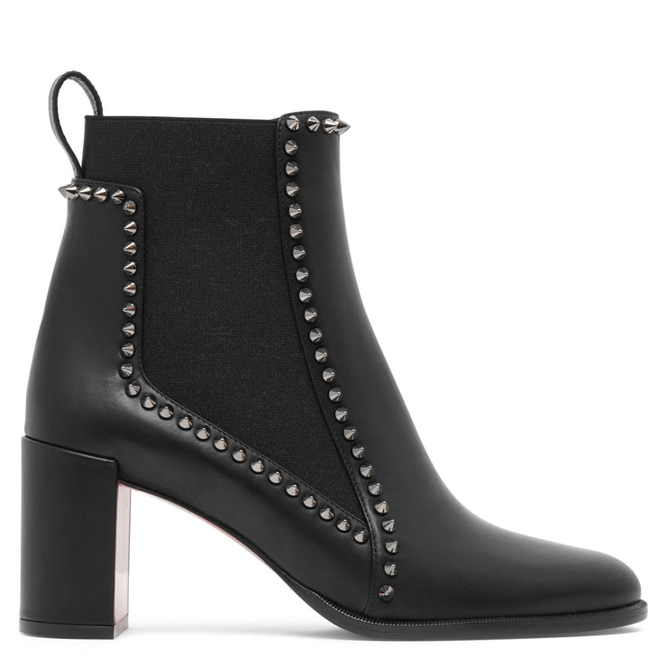 Christian Louboutin | Out line 70 black leather spike ankle boots
