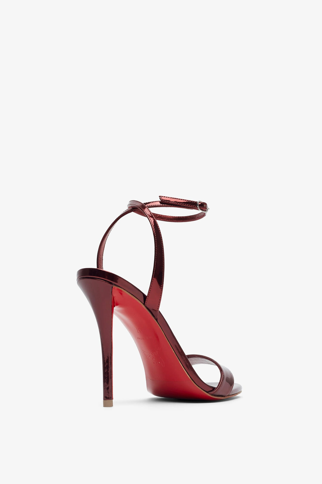 Christian Louboutin | Miss Z 100 red metallic sandals | Savannahs