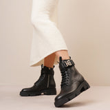 Terra lace-up combat boots