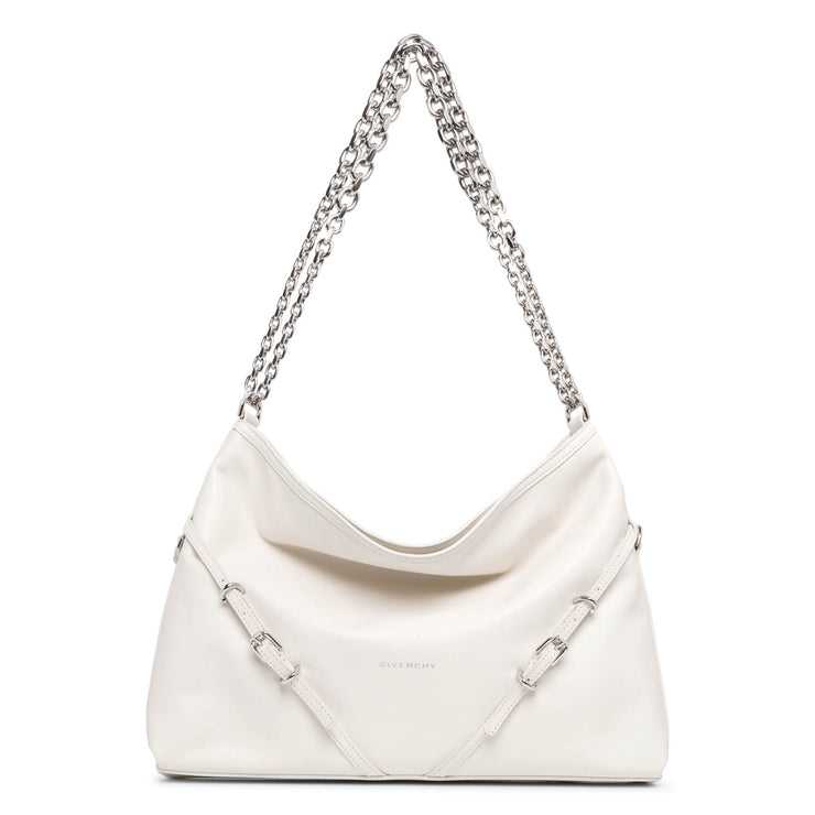 Givenchy | Voyou medium white chain bag | Savannahs