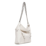 Voyou medium white chain bag