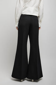 Flaired smoking pants