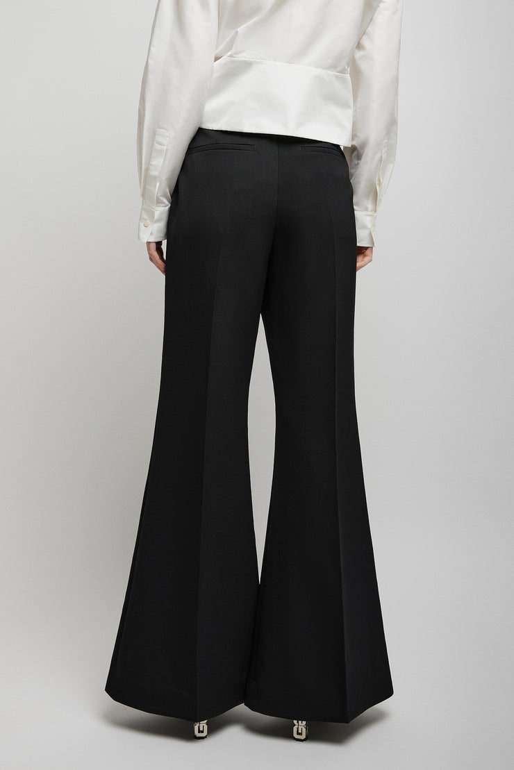 Flaired smoking pants