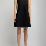 Sailer color black short dress