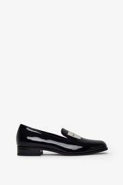Tux black patent loafers