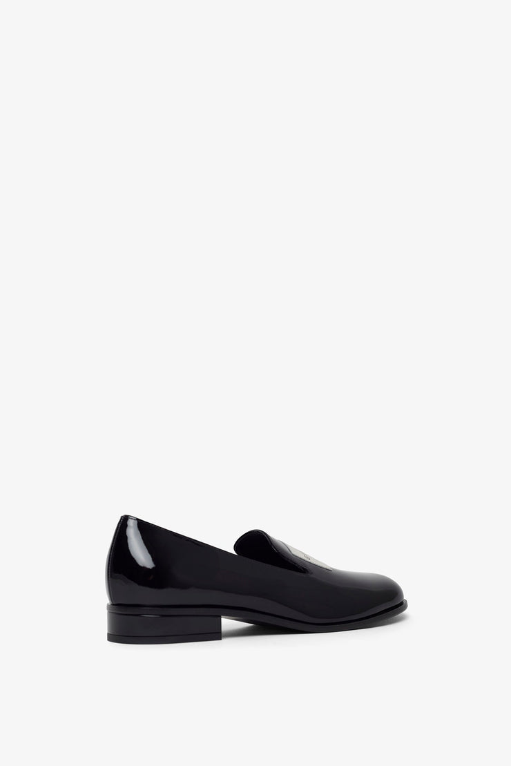 Tux black patent loafers