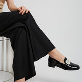 Tux black patent loafers