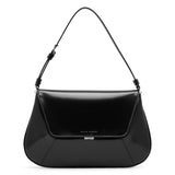 Ami Spazzolato black leather bag