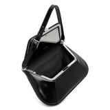 Ami Spazzolato black leather bag