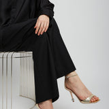 Vivier Marlene 100 embellished gold sandals