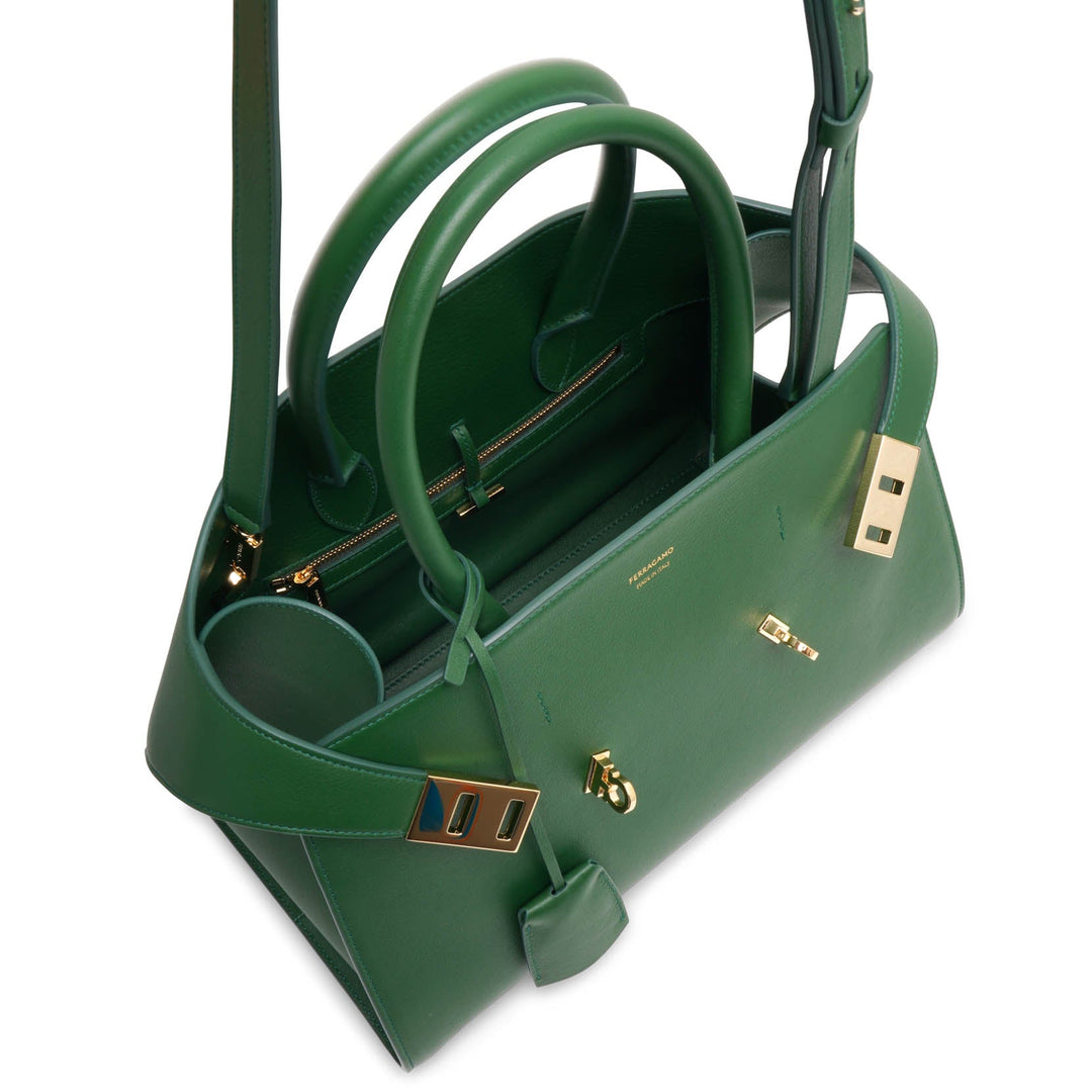 Ferragamo | Hug small green bag | Savannahs