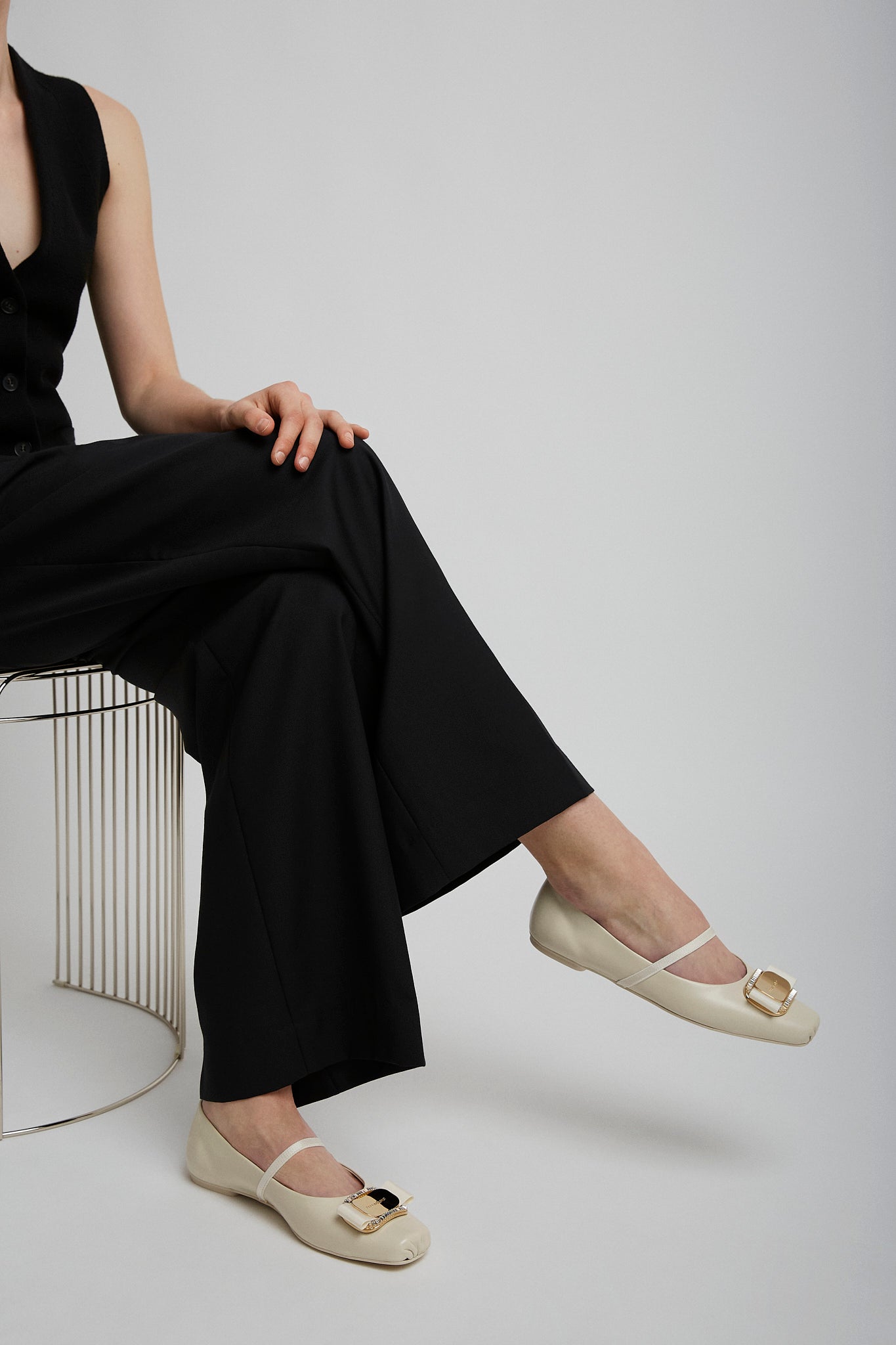 New Vara bridal ballet flats