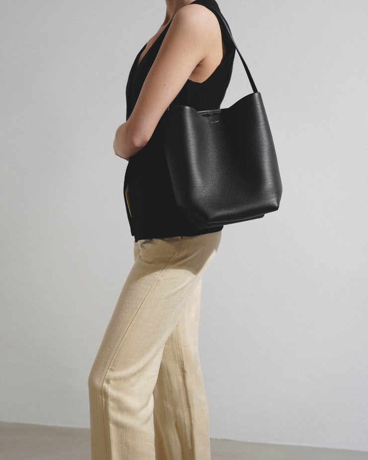 The Row | Medium N/S Park black tote bag | Savannahs