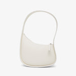 White handbag on a white background