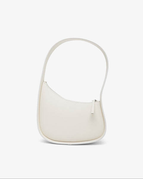 The Row | Half Moon ivory leather bag | Savannahs