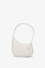 Half Moon ivory leather bag