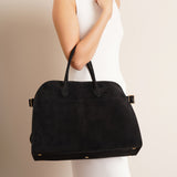 Soft Margaux 17 black suede bag