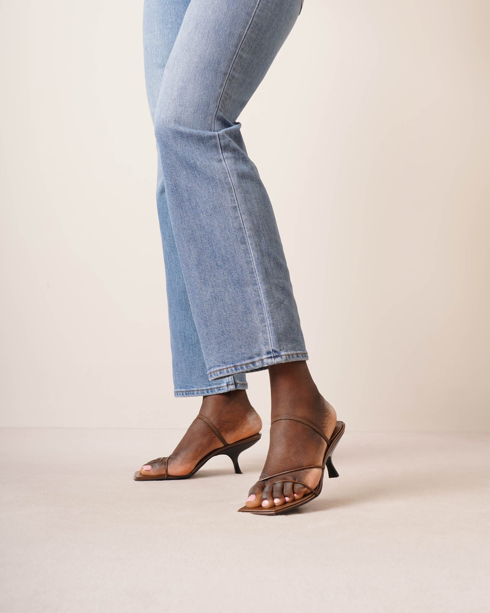 Rowh Rai The Row | Rai patent brown sandals | Savannahs