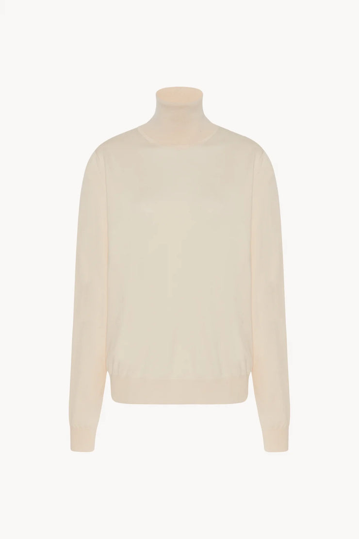 Heva shell wool turtleneck sweater