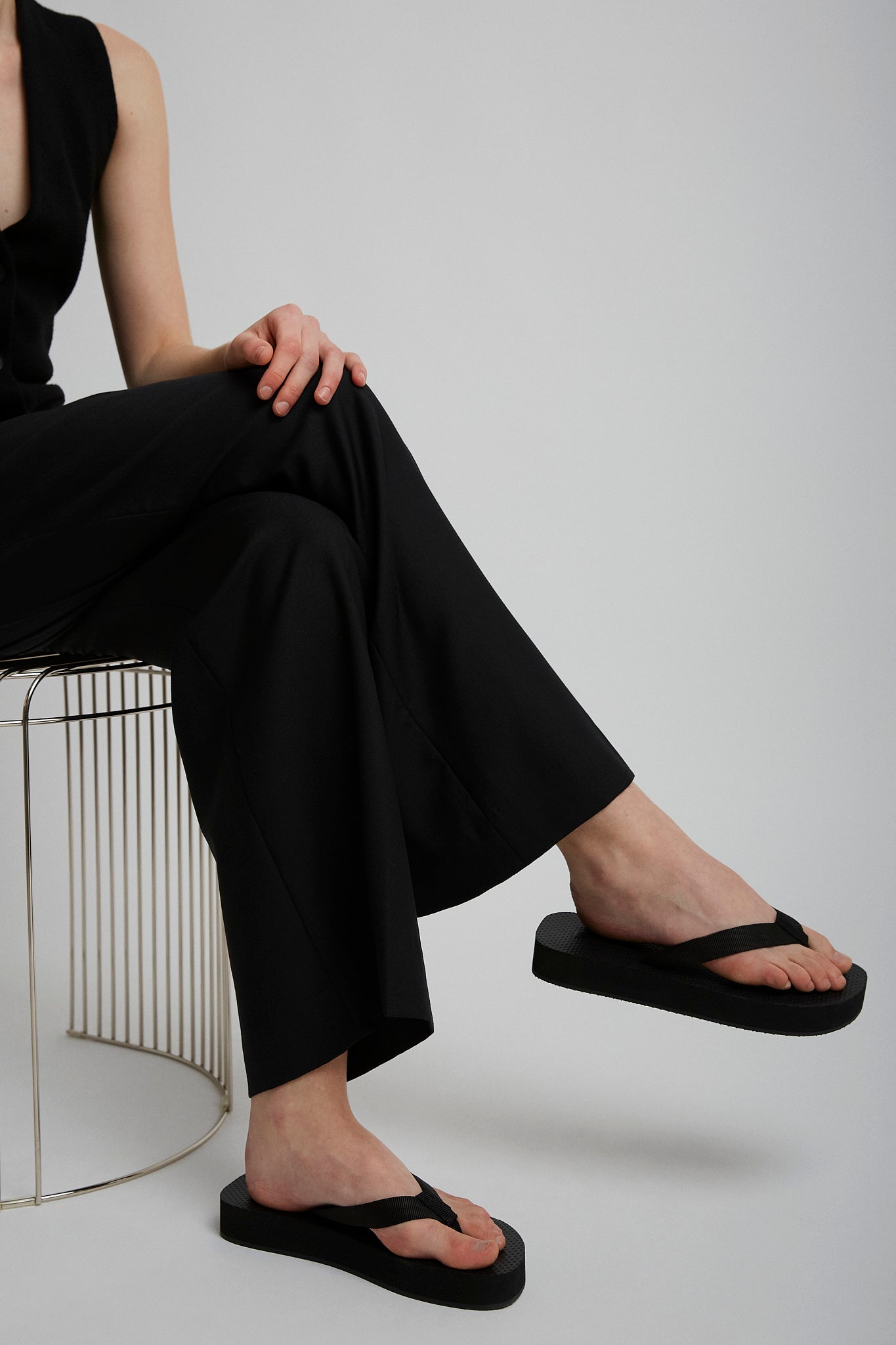 Dune platform sandals