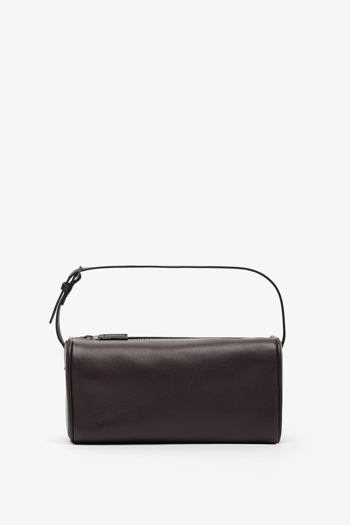 The Row | 90's dark grey nappa leather bag | Savannahs